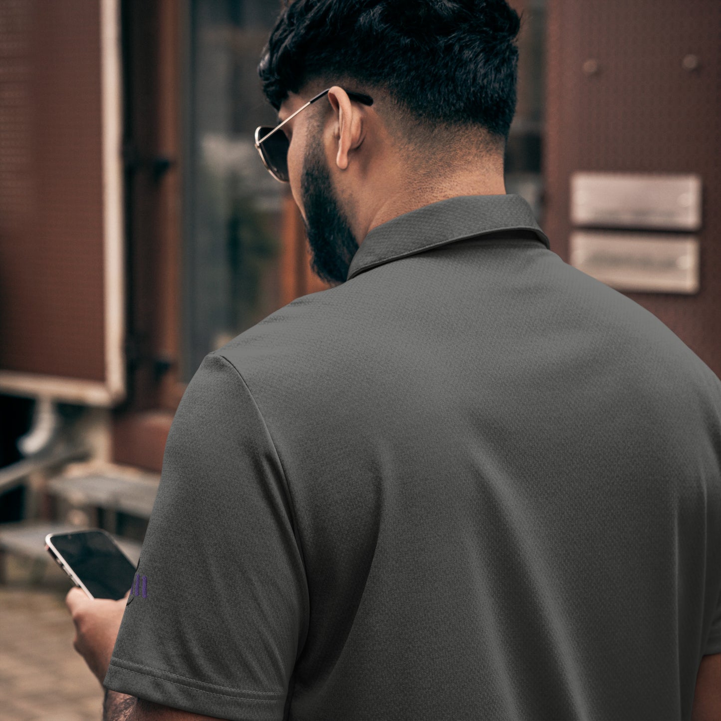 TRM Adidas space-dyed polo - Embroidery
