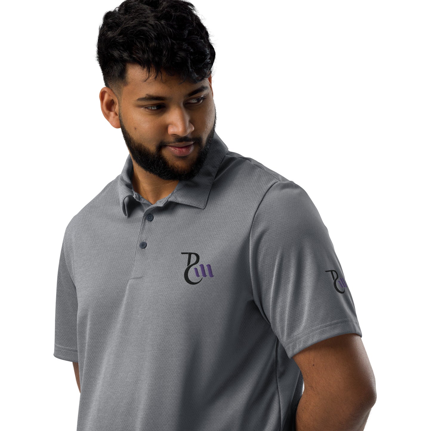 TRM Adidas space-dyed polo - Embroidery