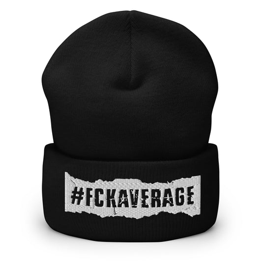 Fckaverage Cuffed Beanie