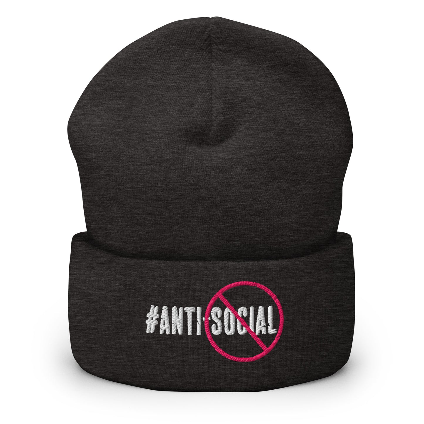 Anti Social Cuffed Beanie