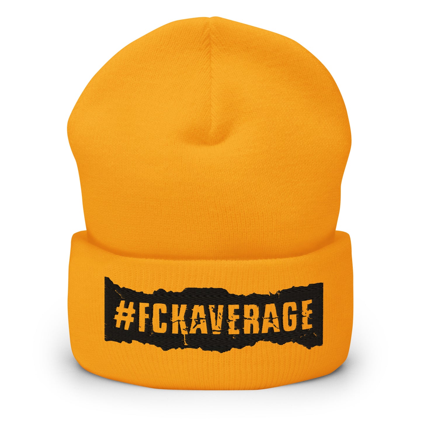 Fckaverage Signature Cuffed Beanie