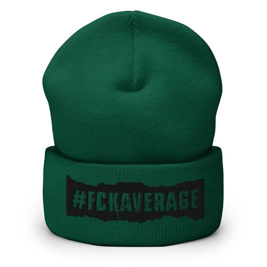 Fckaverage Signature Cuffed Beanie
