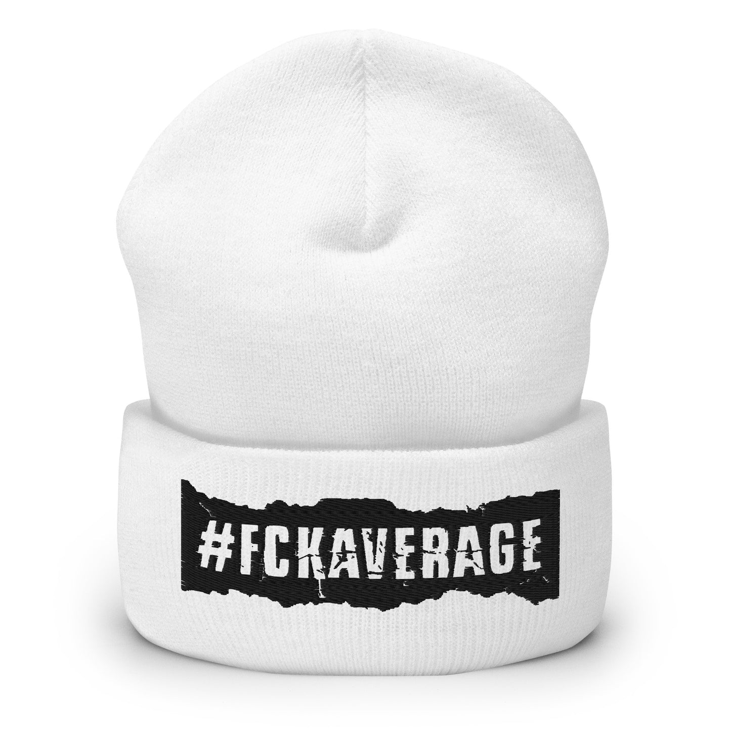Fckaverage Signature Cuffed Beanie