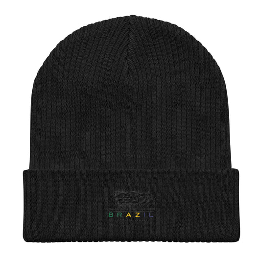 Beam Brazil Signature Organic ribbed beanie