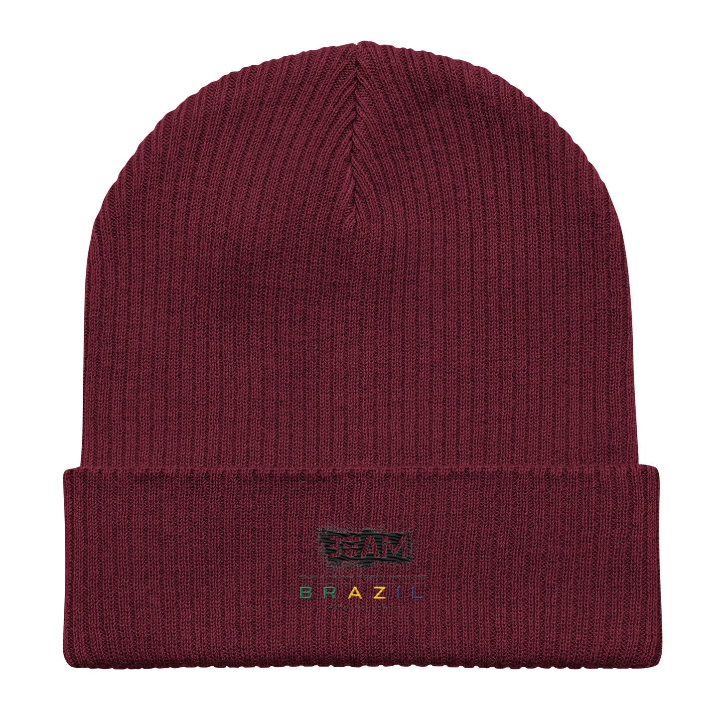 Beam Brazil Signature Organic ribbed beanie