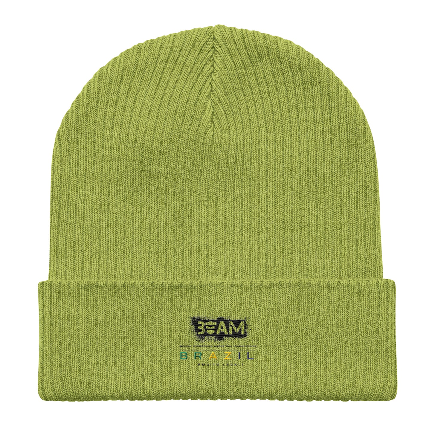 Beam Brazil Signature Organic ribbed beanie