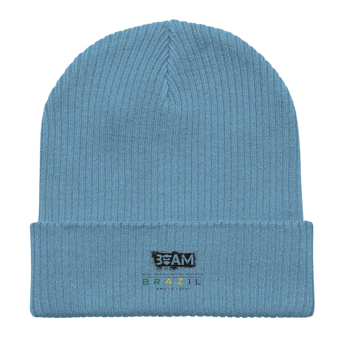 Beam Brazil Signature Organic ribbed beanie