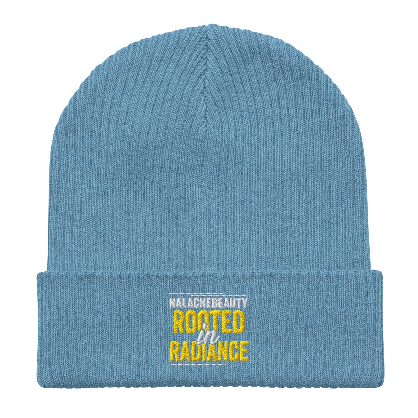 Nalache Beauty Signature Organic ribbed beanie