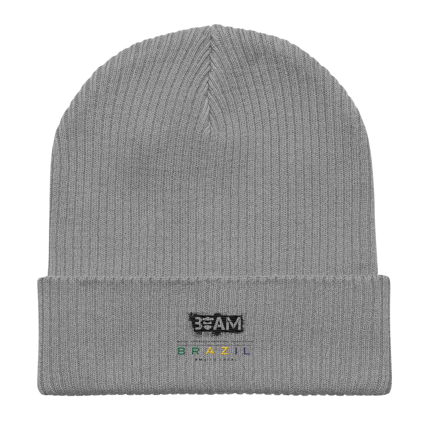 Beam Brazil Signature Organic ribbed beanie