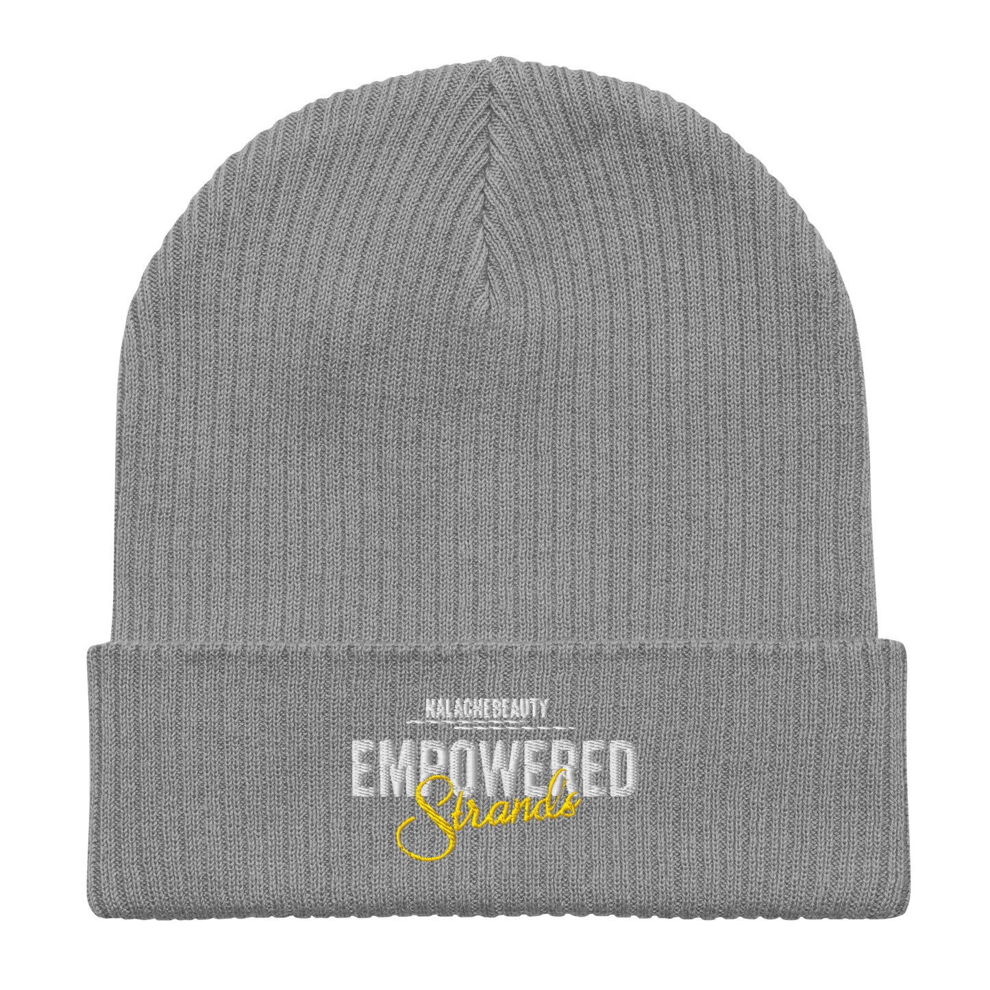 Nalache Beauty Signature Organic ribbed beanie