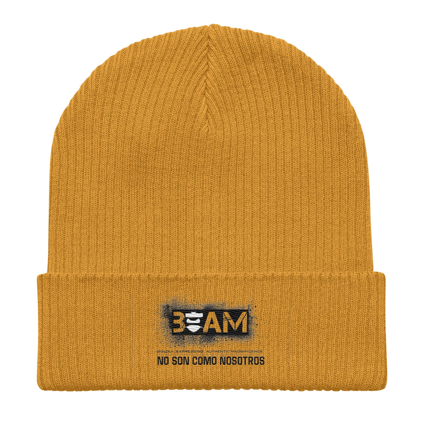 No Son Como Organic ribbed beanie