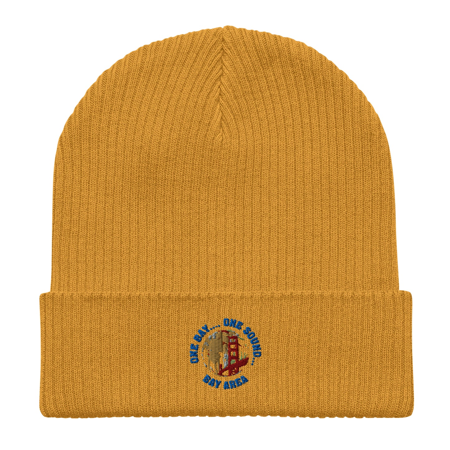 One Bay One Sound Organic ribbed beanie