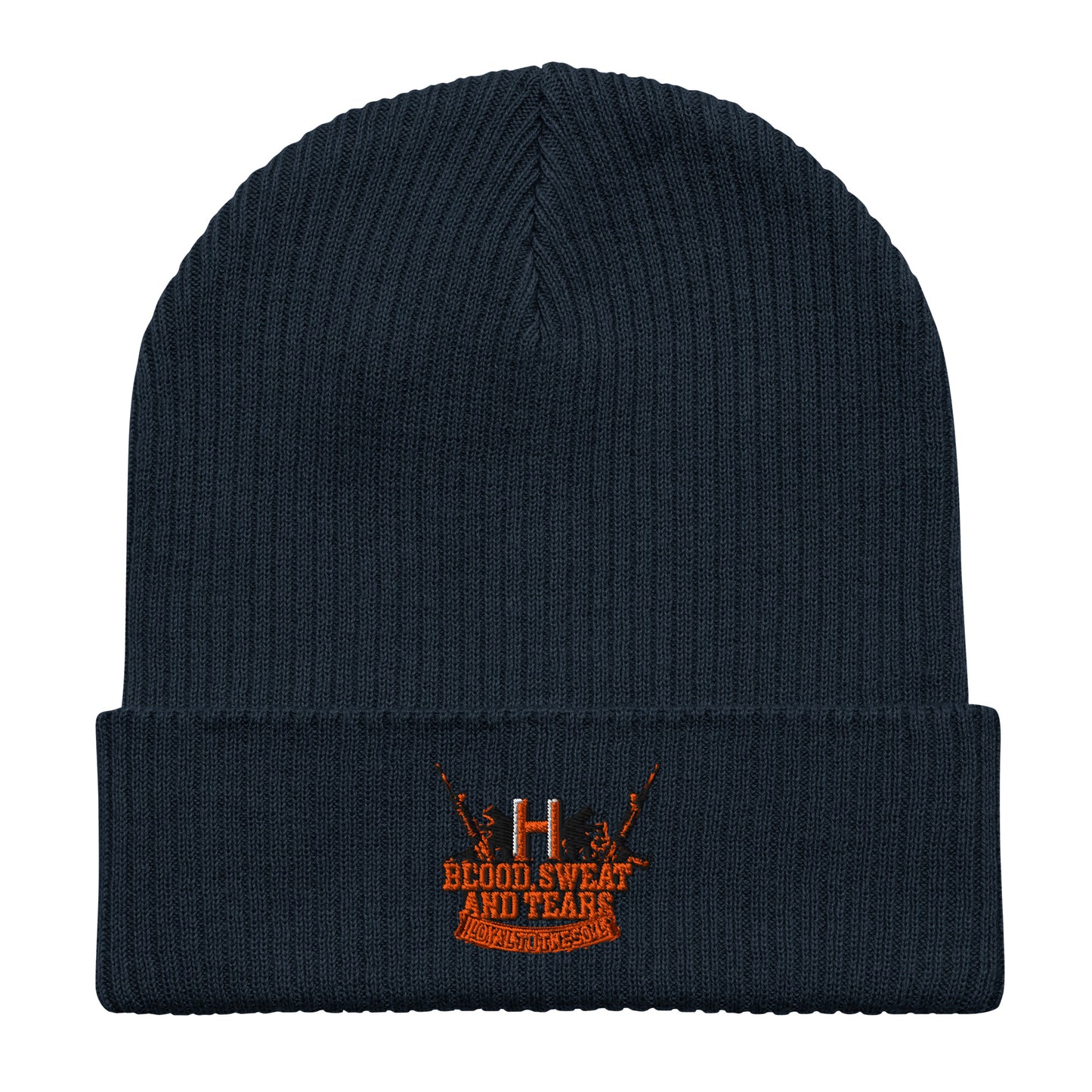 Blood Sweat Organic ribbed beanie