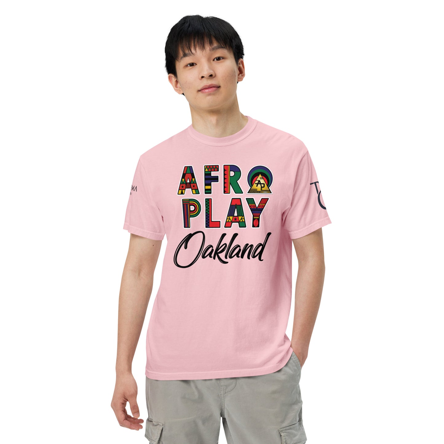 Afro Play Oakland T-Shirt – Juneteenth Afrocentric Streetwear Unisex garment-dyed heavyweight t-shirt