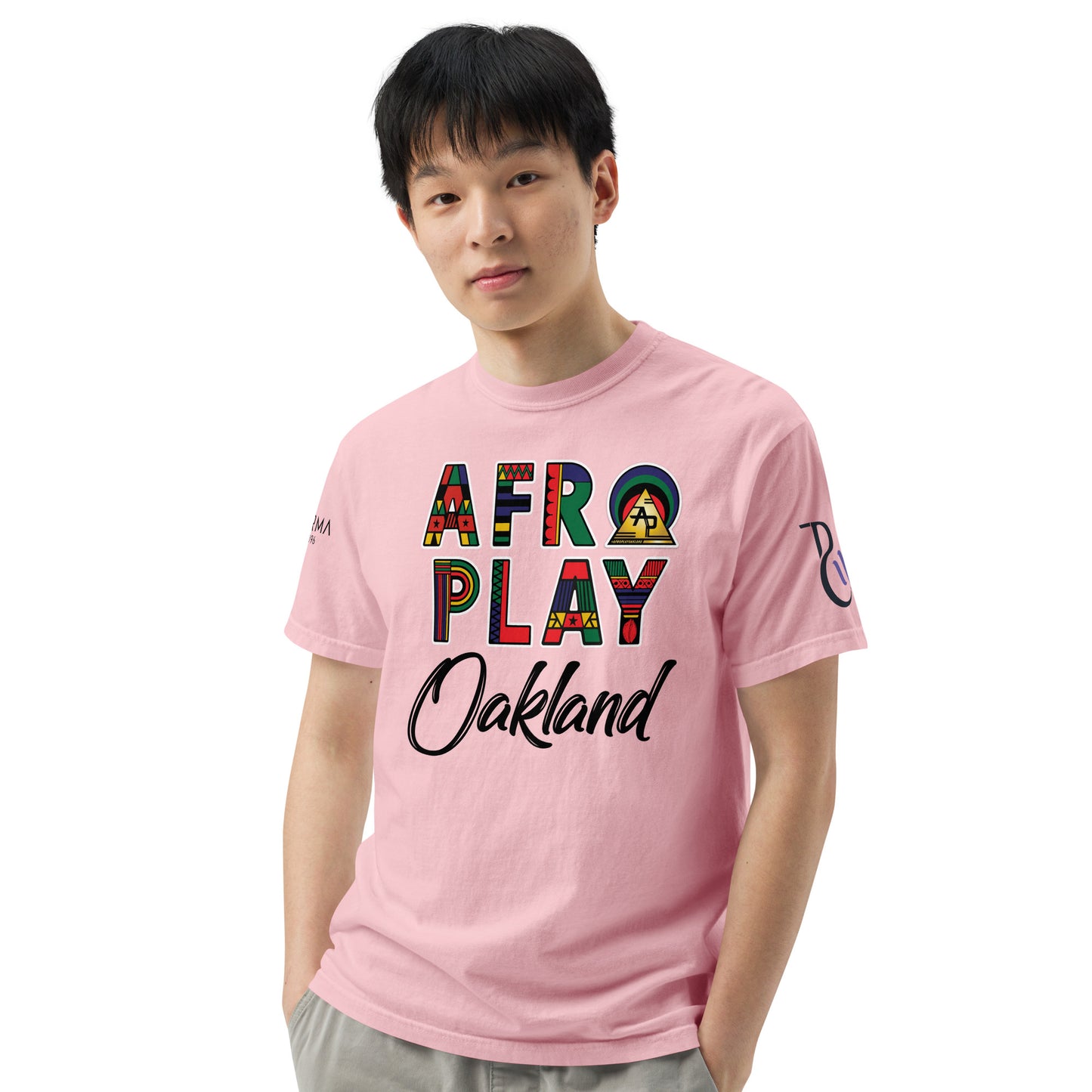Afro Play Oakland T-Shirt – Juneteenth Afrocentric Streetwear Unisex garment-dyed heavyweight t-shirt