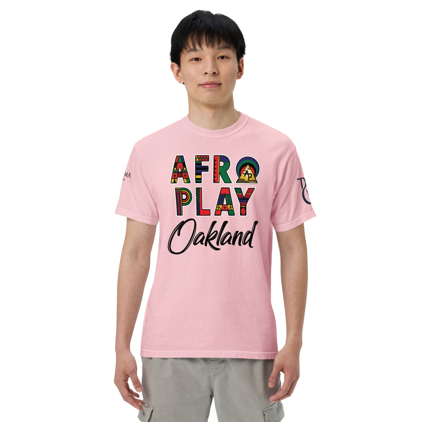 Afro Play Oakland T-Shirt – Juneteenth Afrocentric Streetwear Unisex garment-dyed heavyweight t-shirt