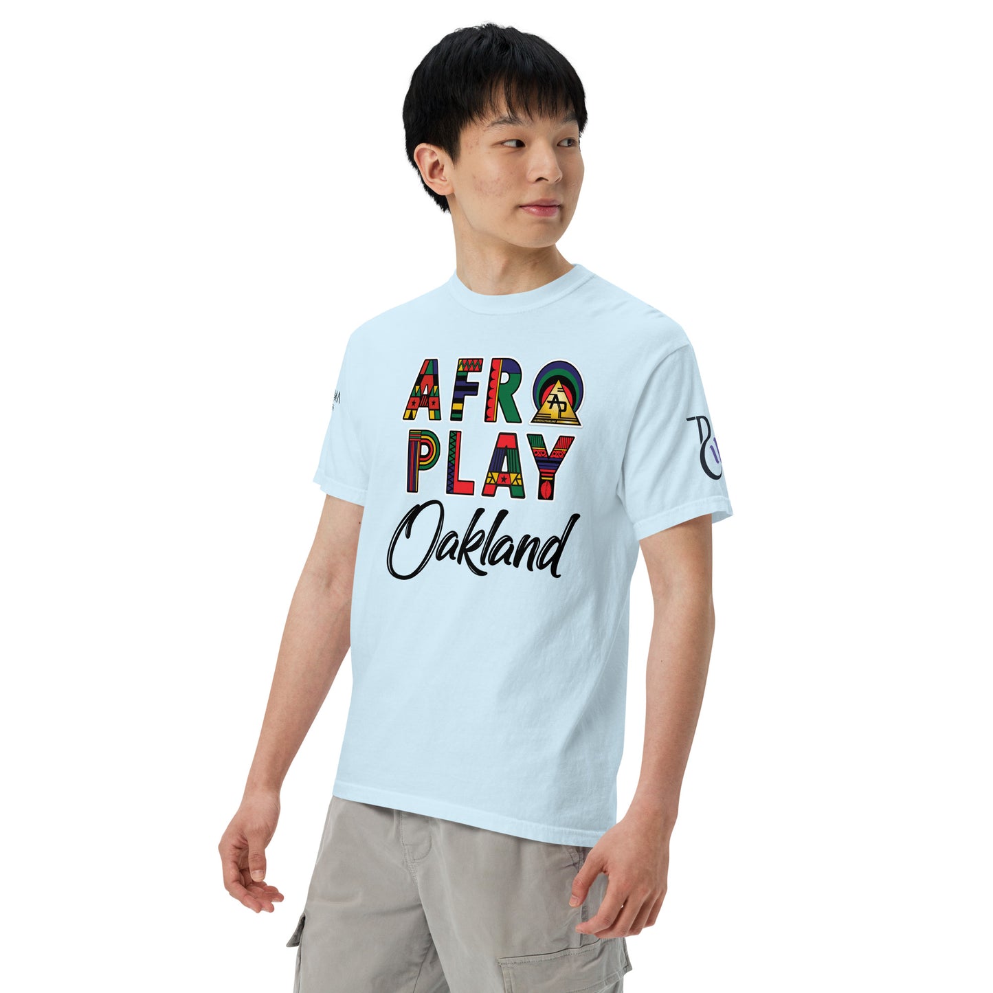 Afro Play Oakland T-Shirt – Juneteenth Afrocentric Streetwear Unisex garment-dyed heavyweight t-shirt