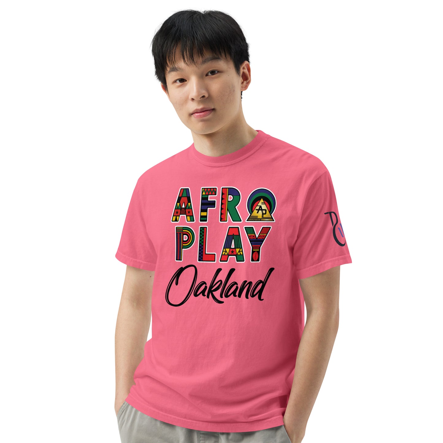 Afro Play Oakland T-Shirt – Juneteenth Afrocentric Streetwear Unisex garment-dyed heavyweight t-shirt