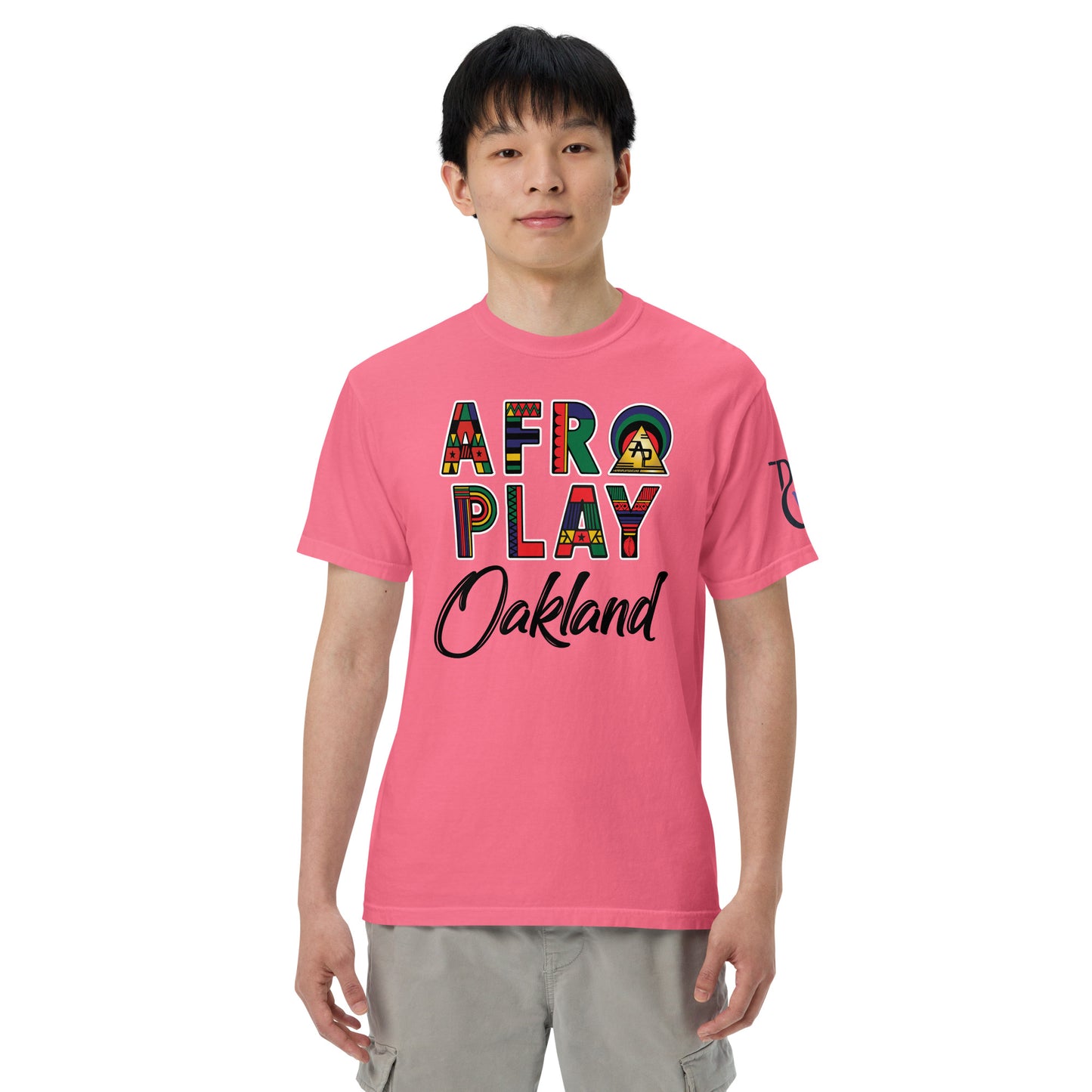 Afro Play Oakland T-Shirt – Juneteenth Afrocentric Streetwear Unisex garment-dyed heavyweight t-shirt