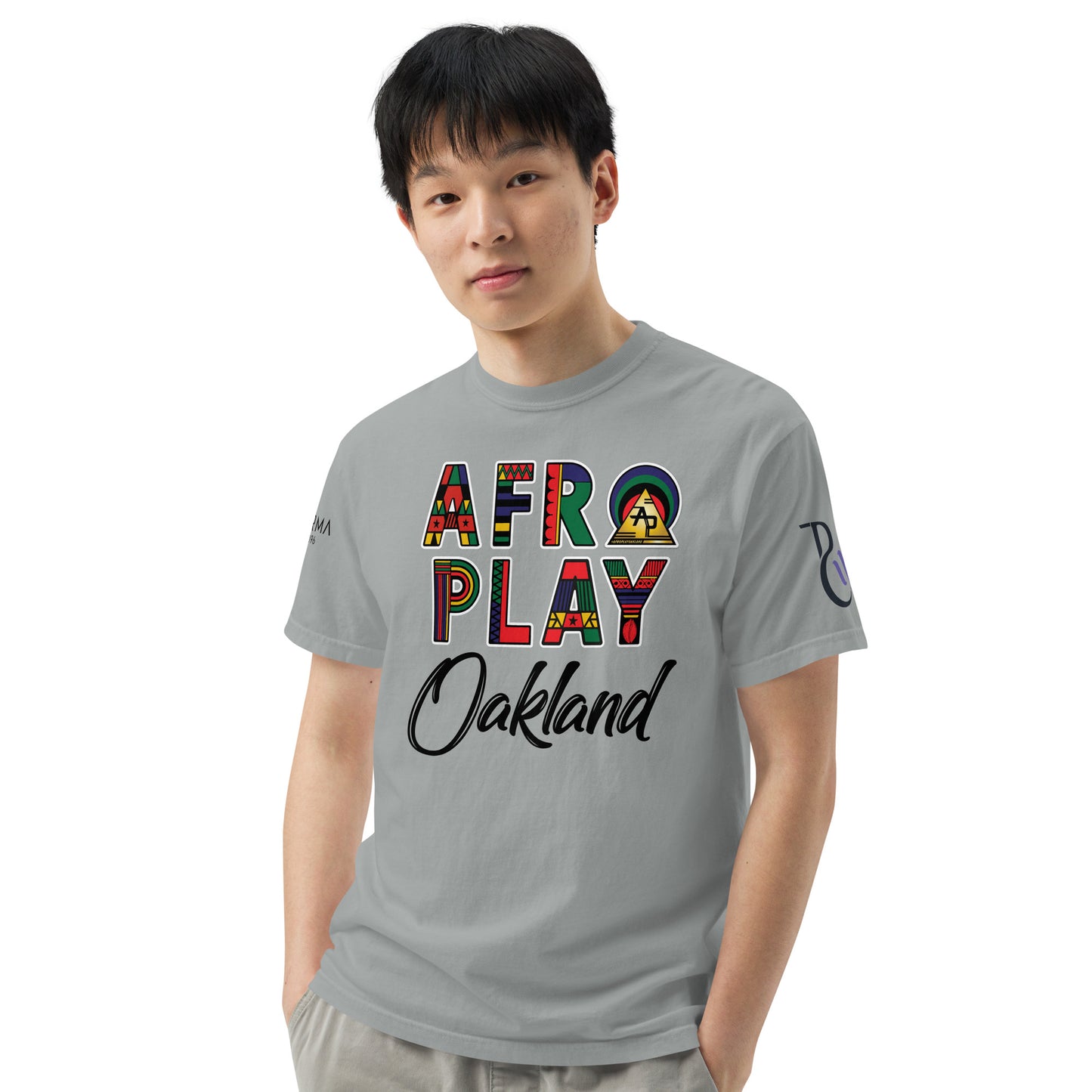 Afro Play Oakland T-Shirt – Juneteenth Afrocentric Streetwear Unisex garment-dyed heavyweight t-shirt