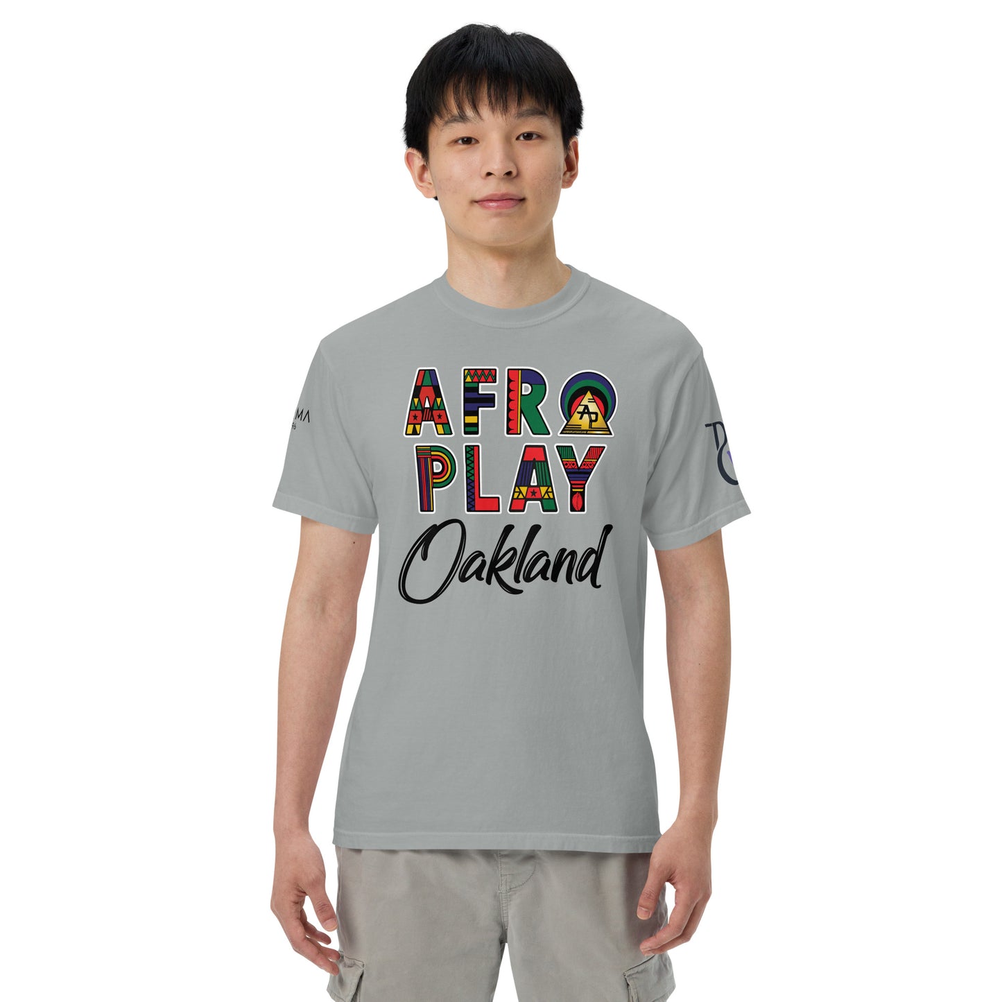 Afro Play Oakland T-Shirt – Juneteenth Afrocentric Streetwear Unisex garment-dyed heavyweight t-shirt