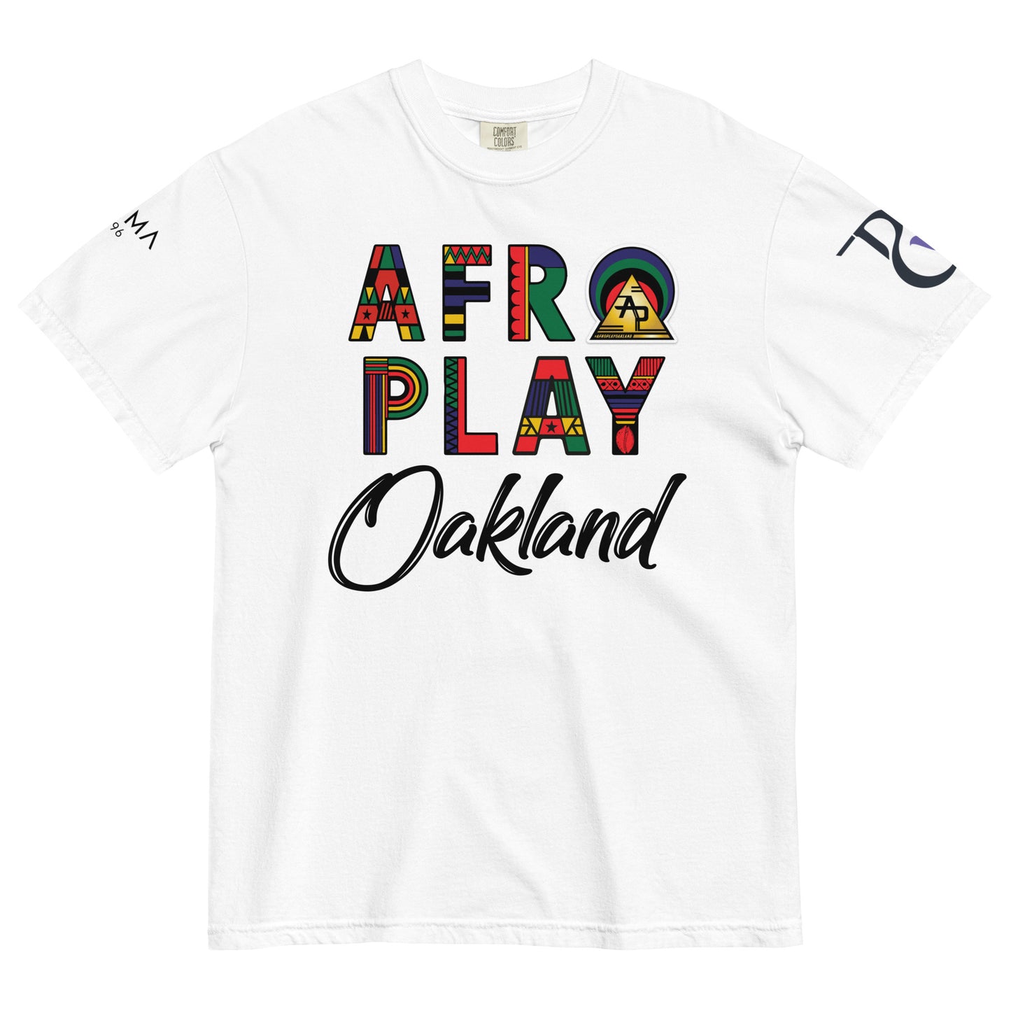 Afro Play Oakland T-Shirt – Juneteenth Afrocentric Streetwear Unisex garment-dyed heavyweight t-shirt