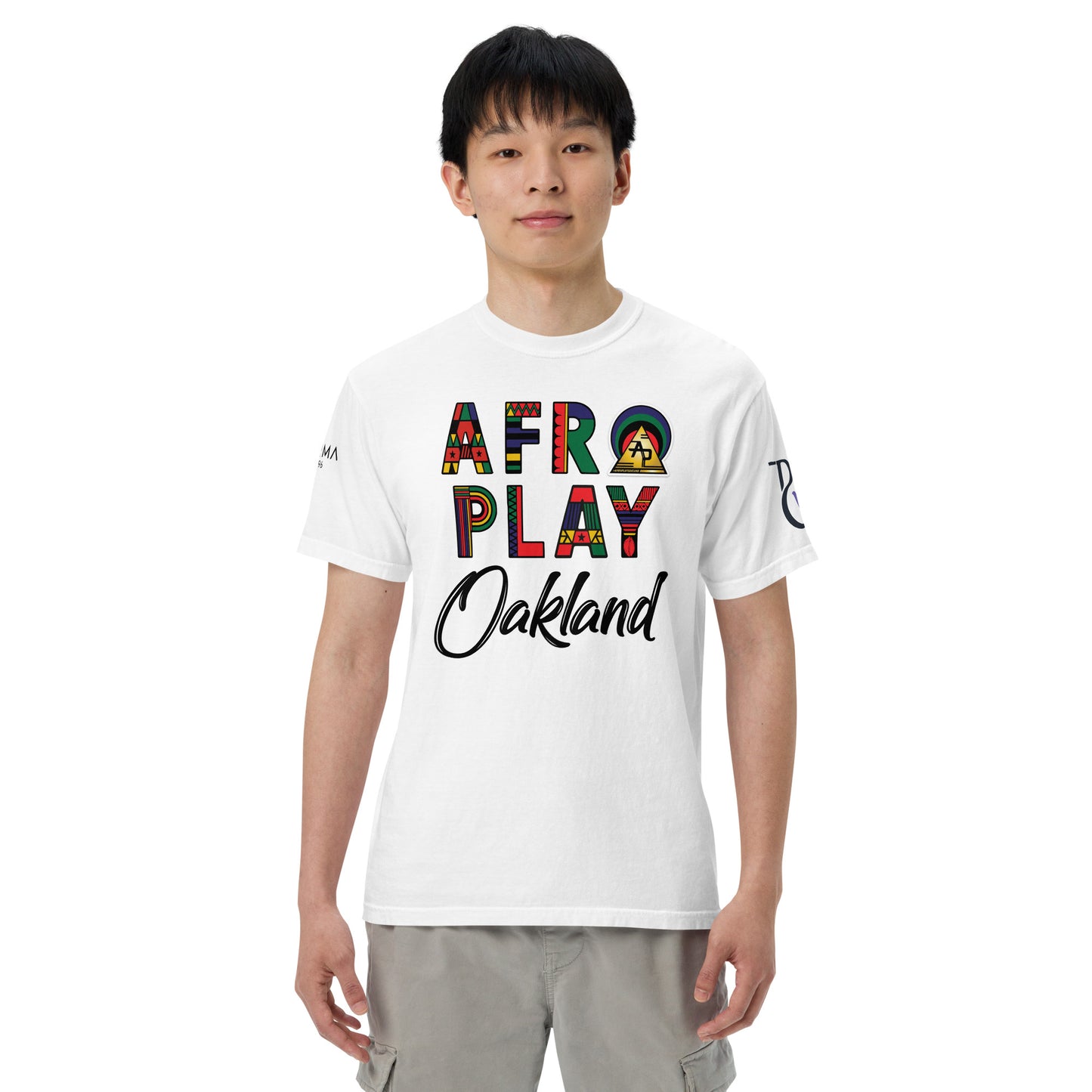 Afro Play Oakland T-Shirt – Juneteenth Afrocentric Streetwear Unisex garment-dyed heavyweight t-shirt