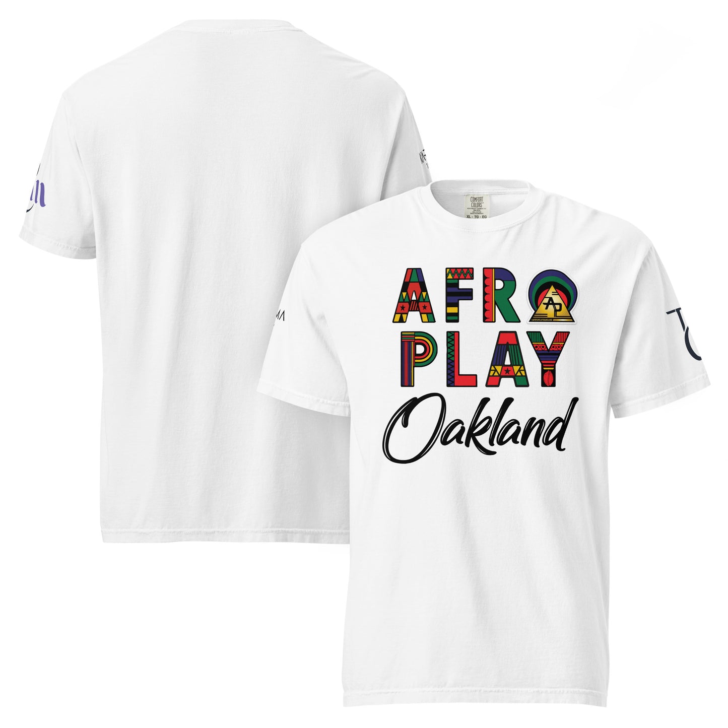 Afro Play Oakland T-Shirt – Juneteenth Afrocentric Streetwear Unisex garment-dyed heavyweight t-shirt