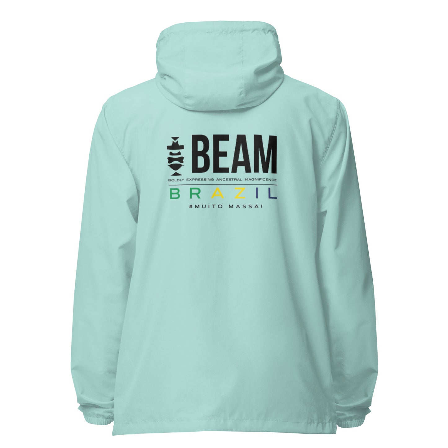 Beam Brazil Unisex lightweight zip up windbreaker