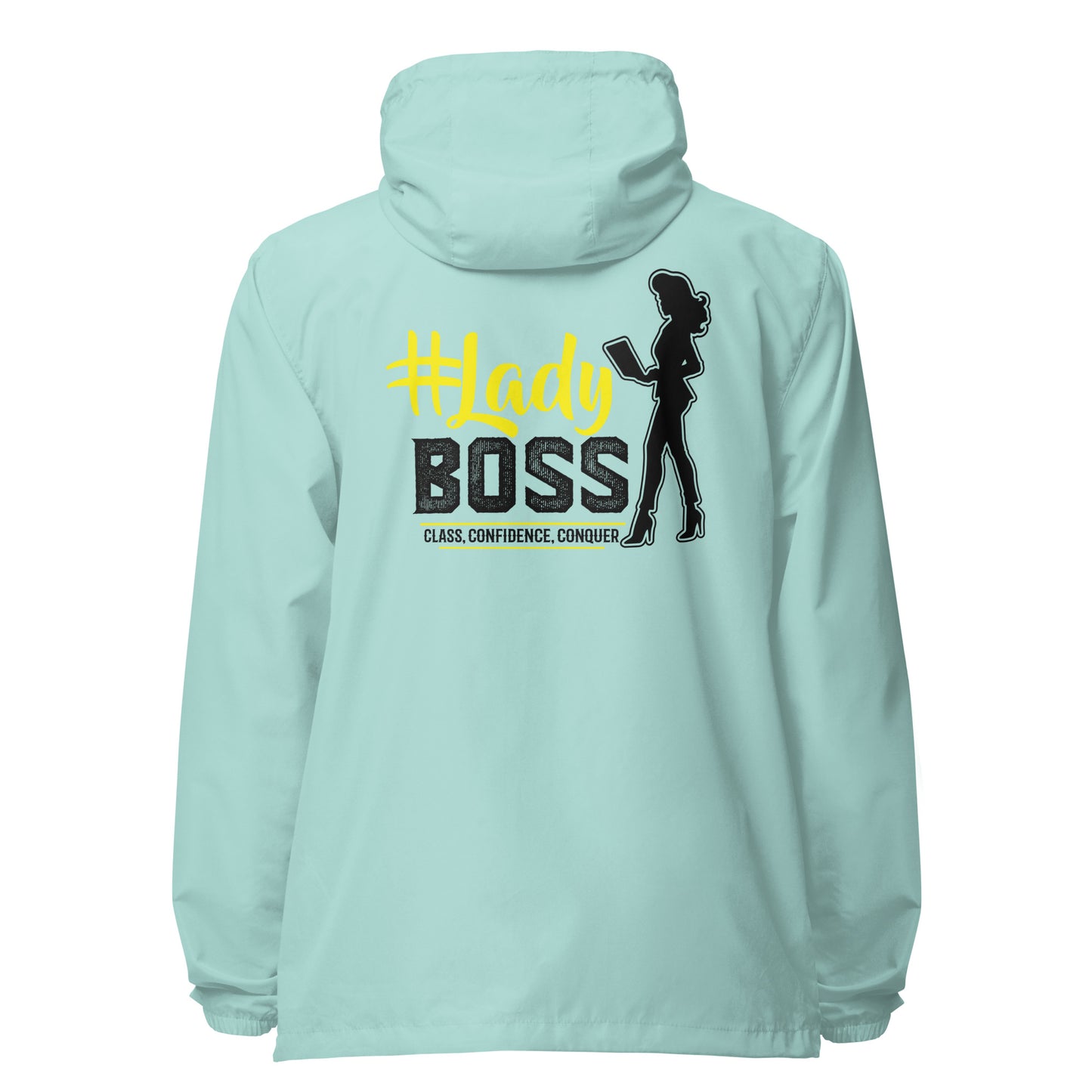 Lady Boss Signature lightweight zip up windbreaker