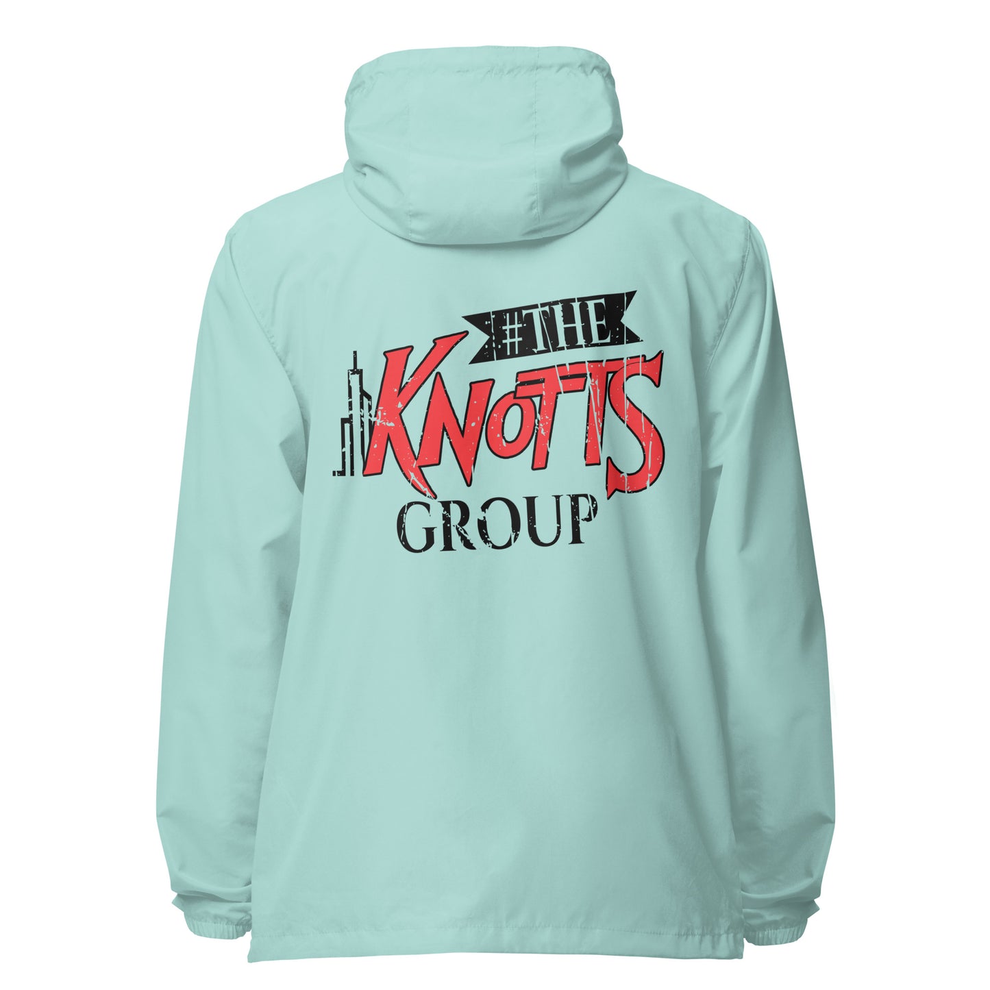 The Knotts Group Signature lightweight zip up windbreaker