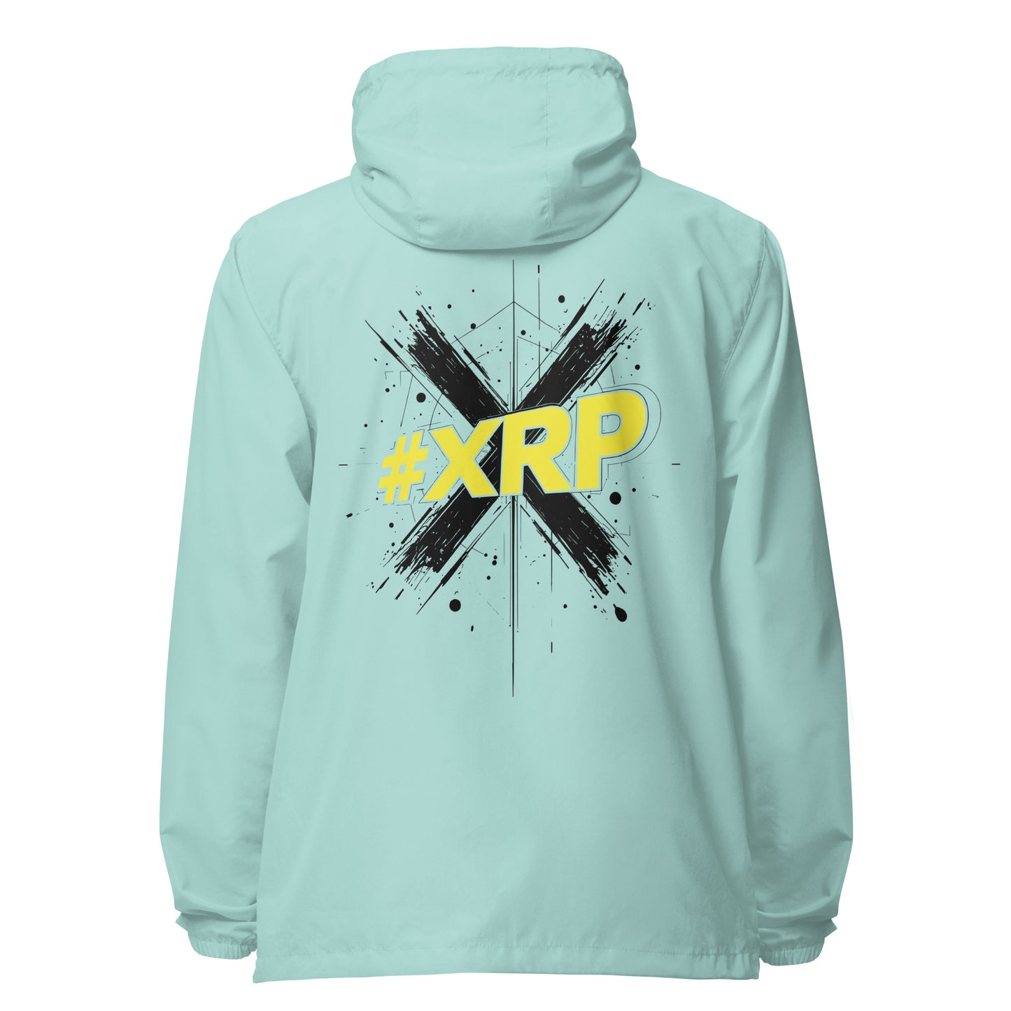 Affordable XRP Signature lightweight zip up windbreaker