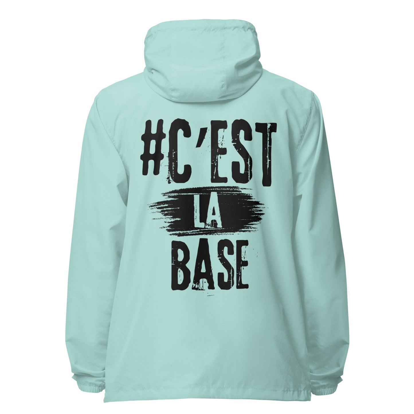 Cest La Base Signature lightweight zip up windbreaker