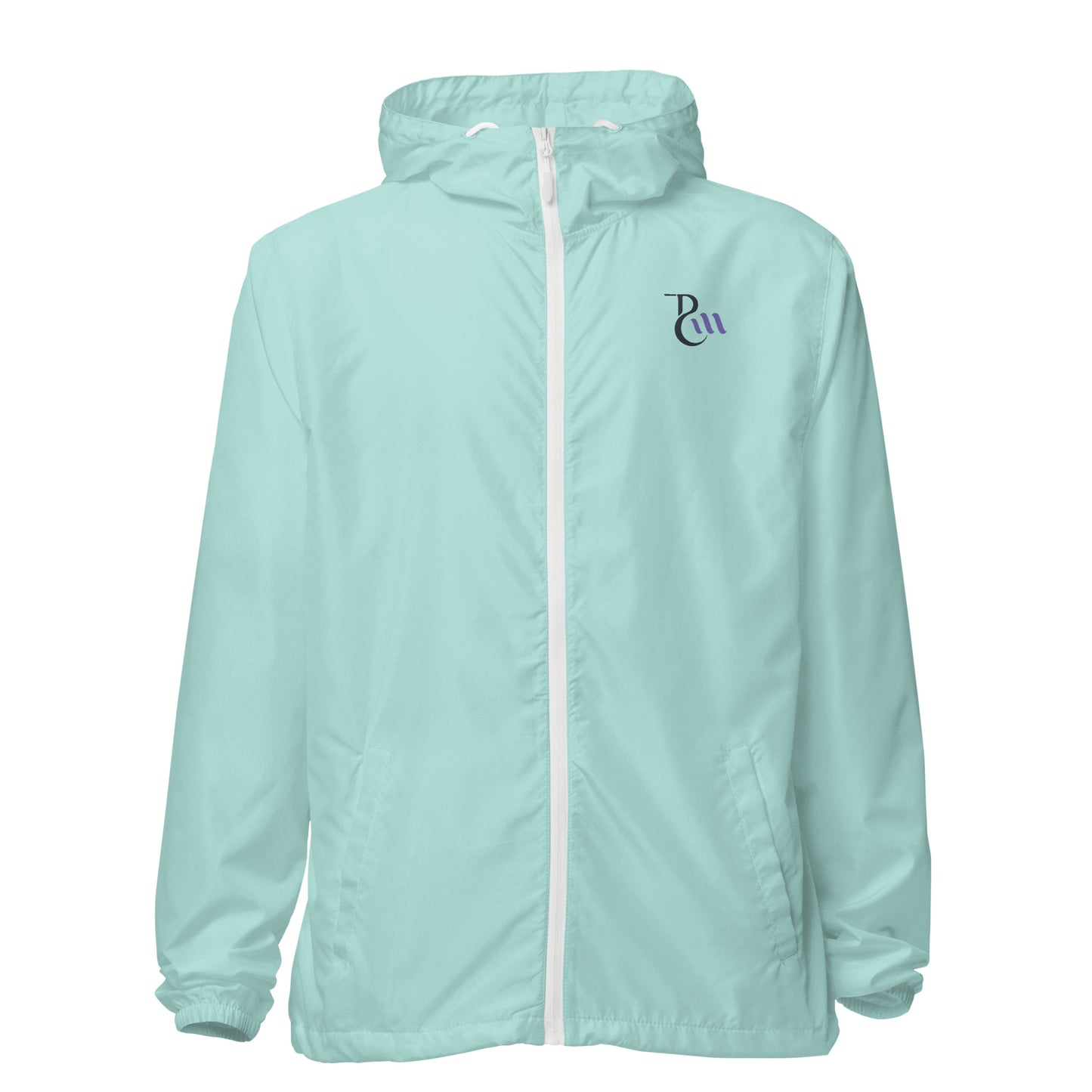 No Excuses Signature lightweight zip up windbreaker