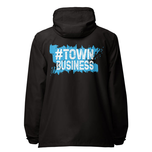 Town Business lightweight zip up windbreaker