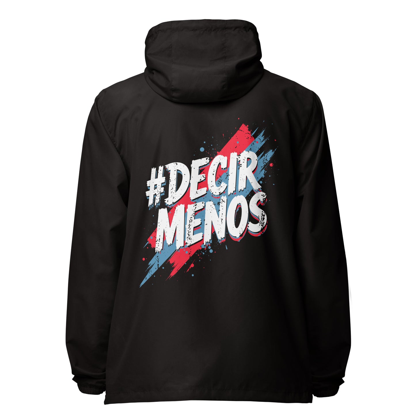 Decir Menos lightweight zip up windbreaker