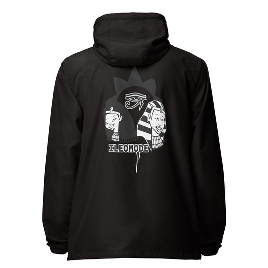 IleOmode Eye lightweight zip up windbreaker