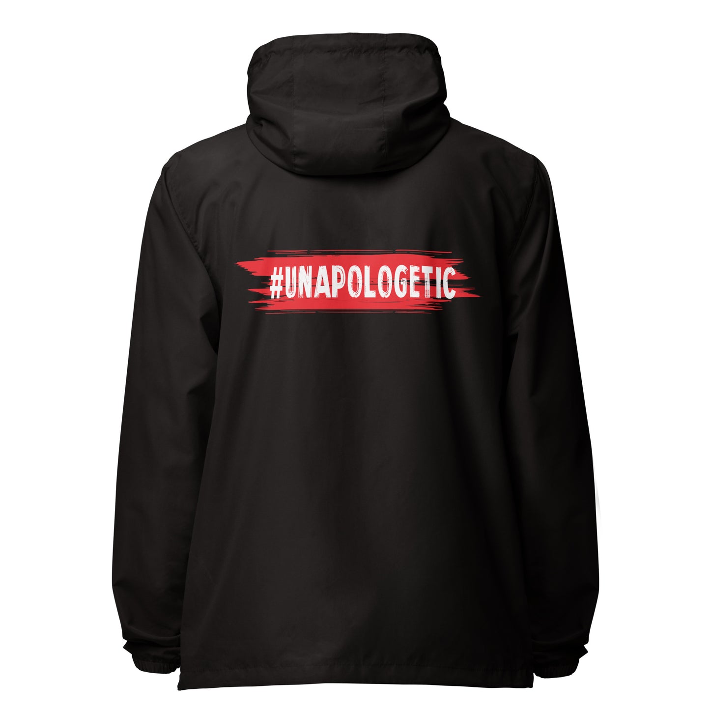 Unapologetic lightweight zip up windbreaker