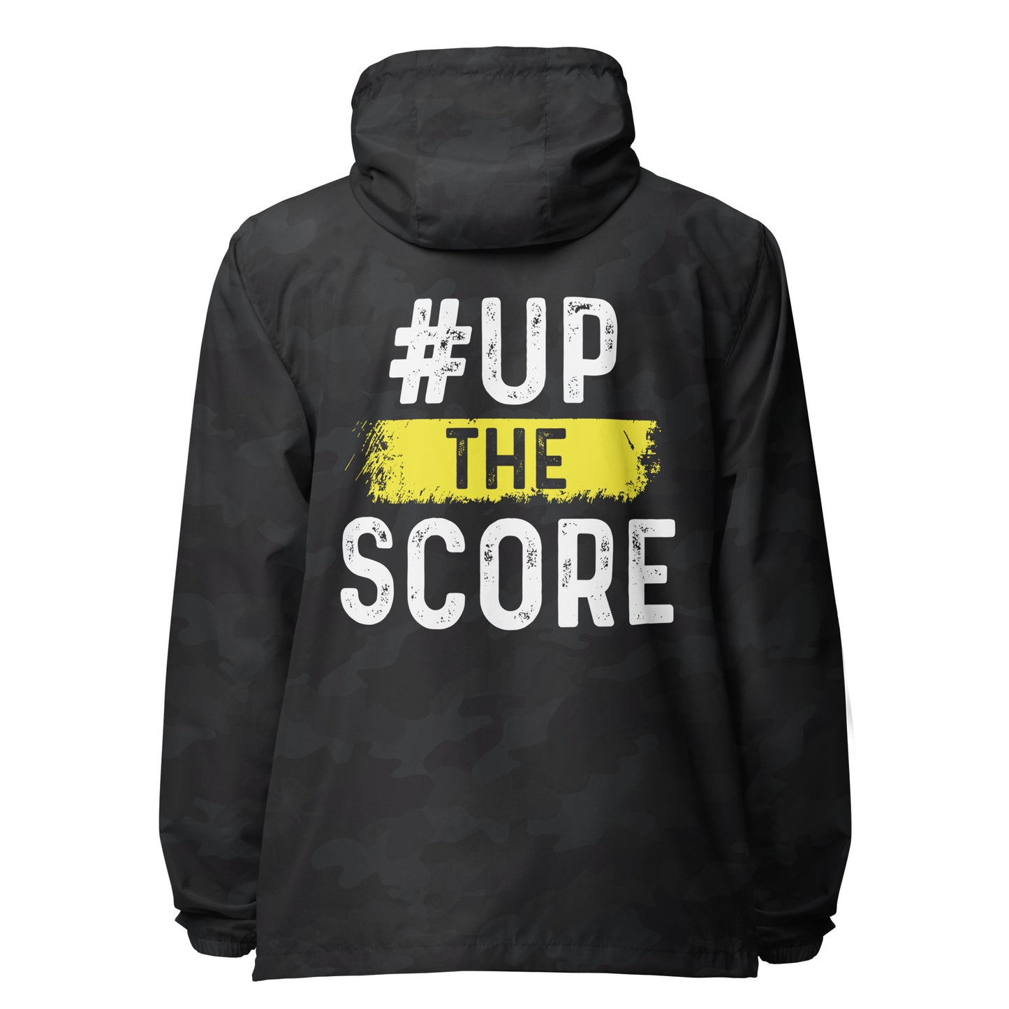 Up the Score lightweight zip up windbreaker
