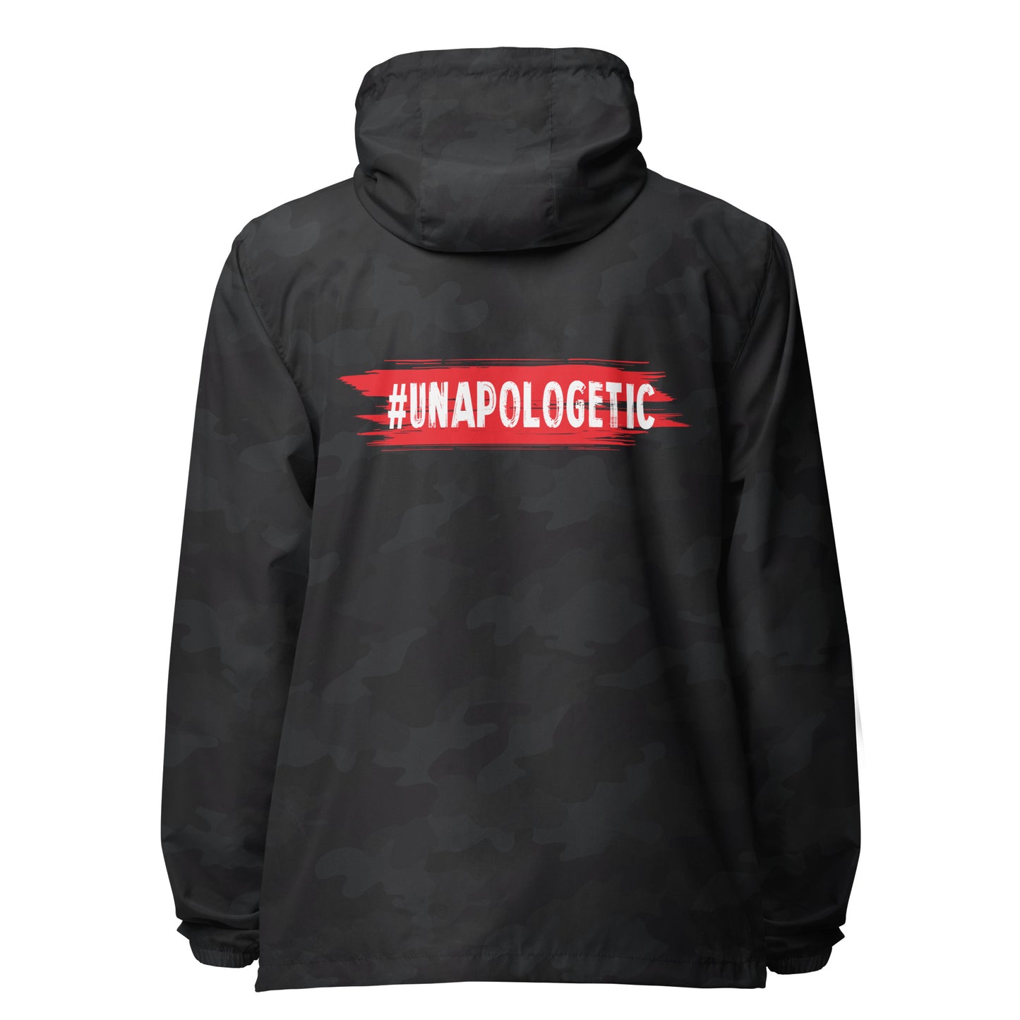 Unapologetic lightweight zip up windbreaker