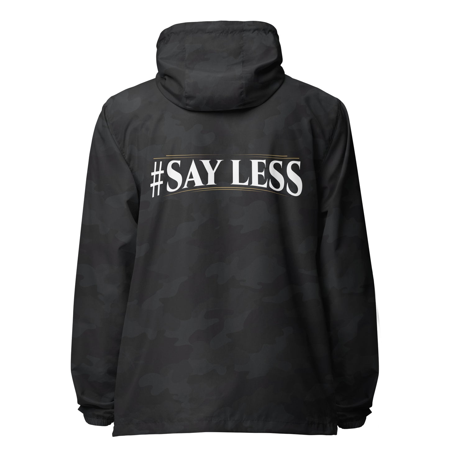 Sayless lightweight zip up windbreaker