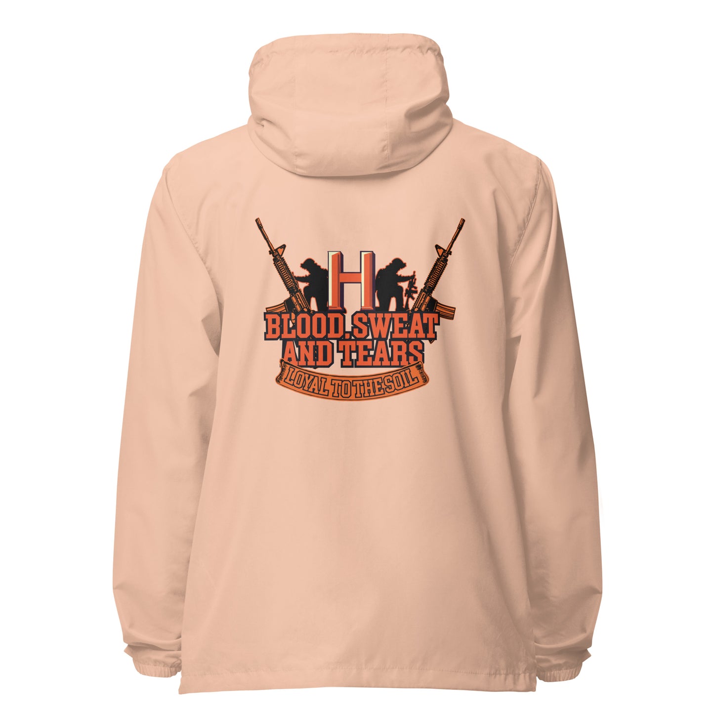 Blood Sweat Unisex lightweight zip up windbreaker
