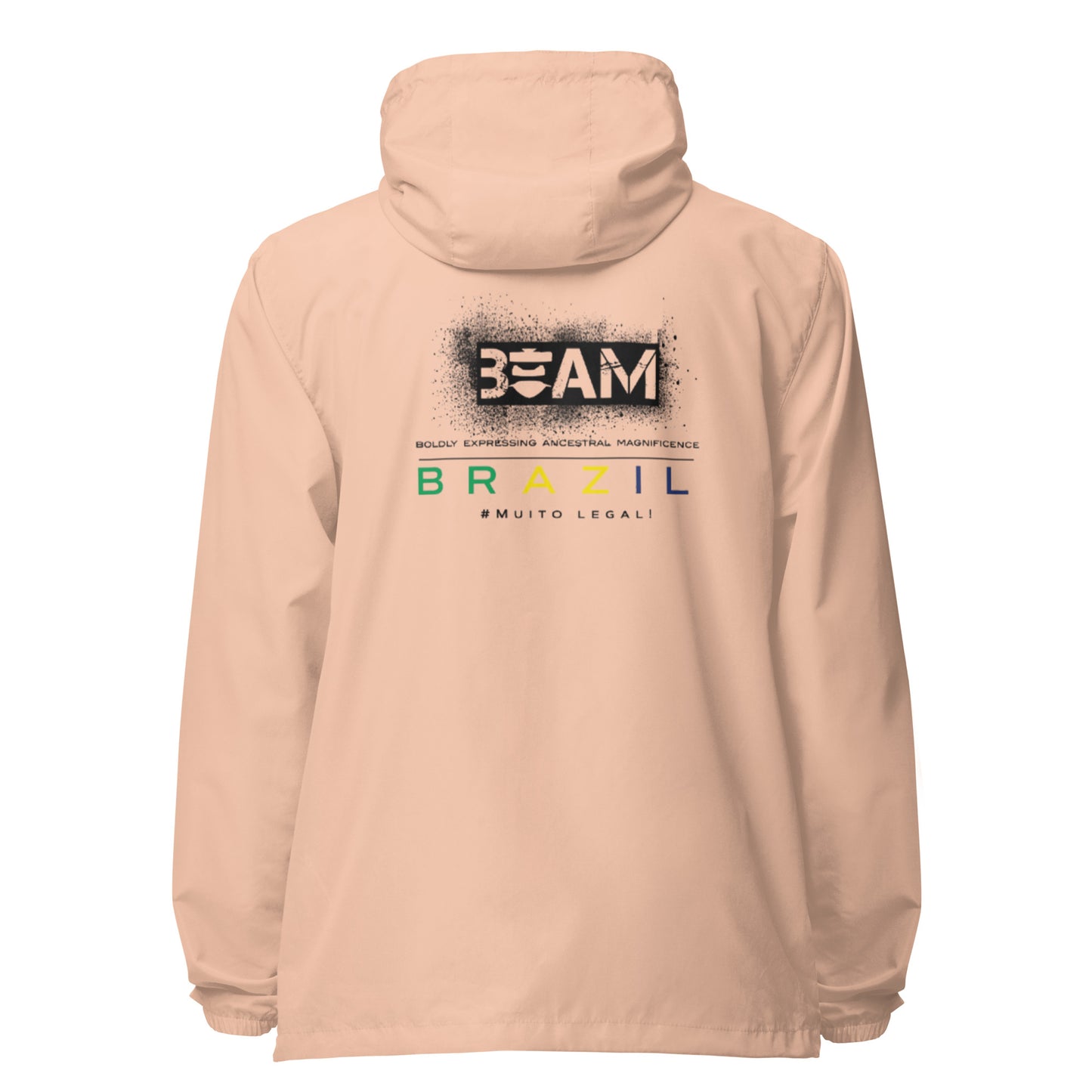 Beam Brazil Signature Unisex lightweight zip up windbreaker