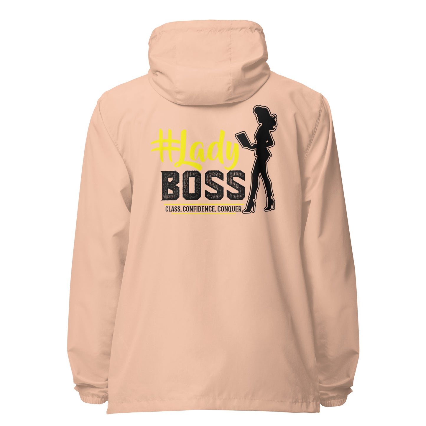 Lady Boss Signature lightweight zip up windbreaker