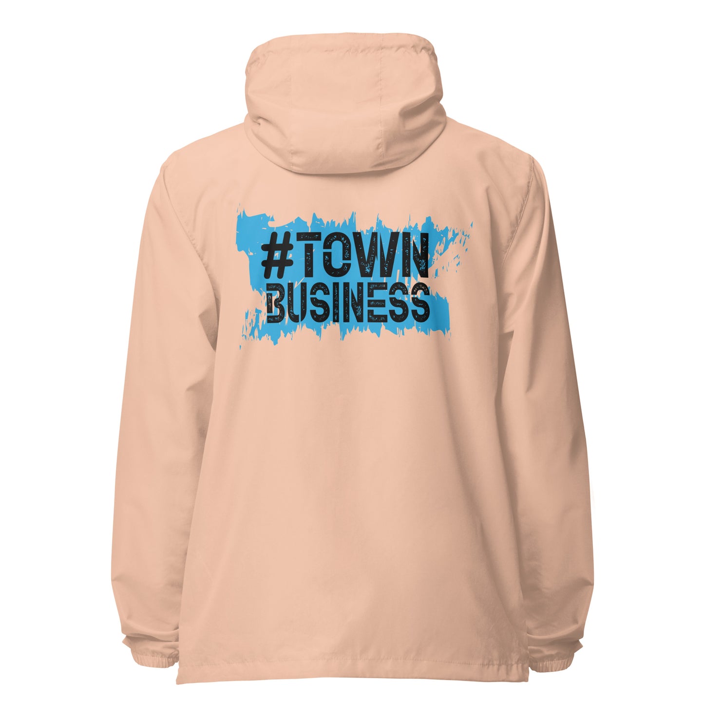 Town Business Signature lightweight zip up windbreaker