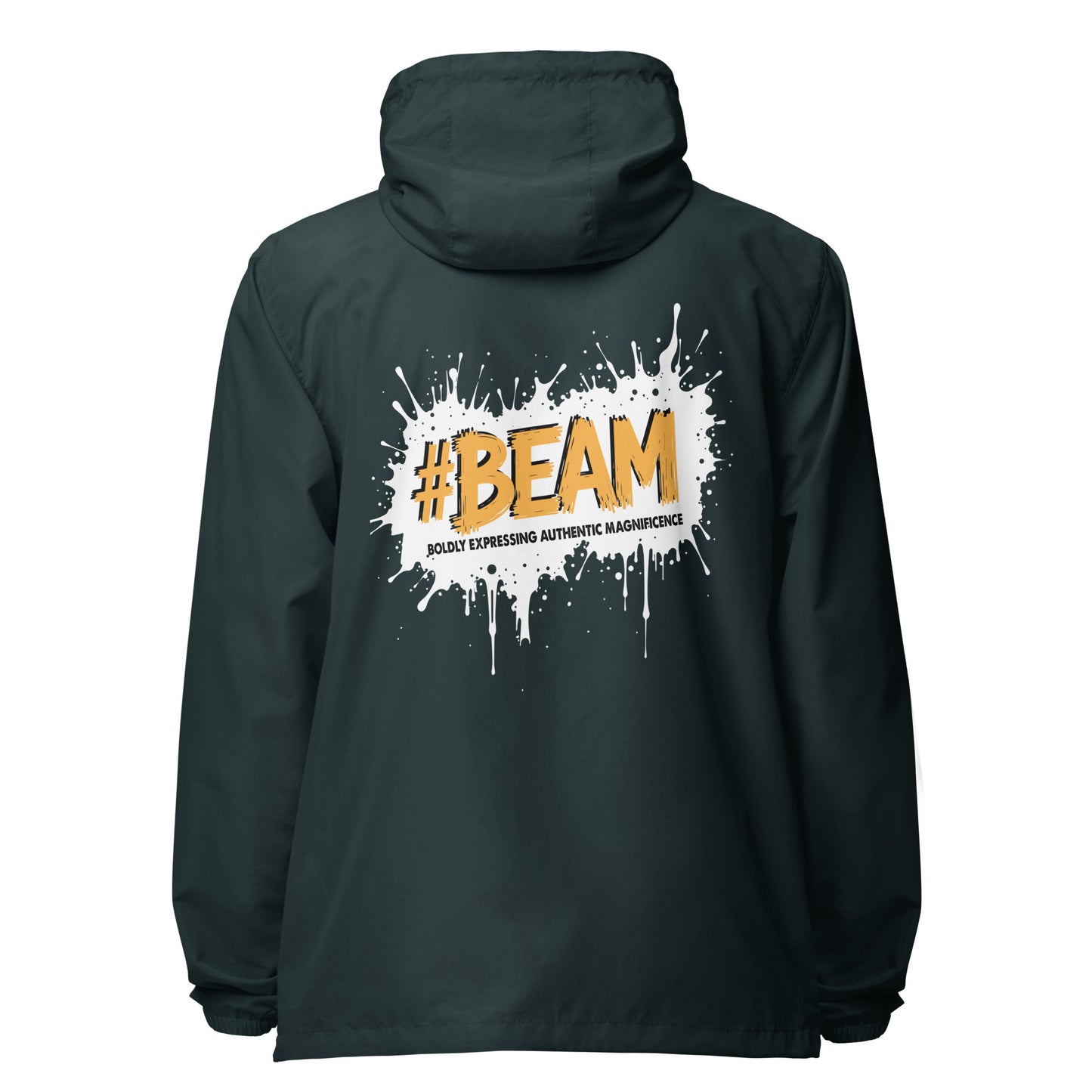 Beam lightweight zip up windbreaker