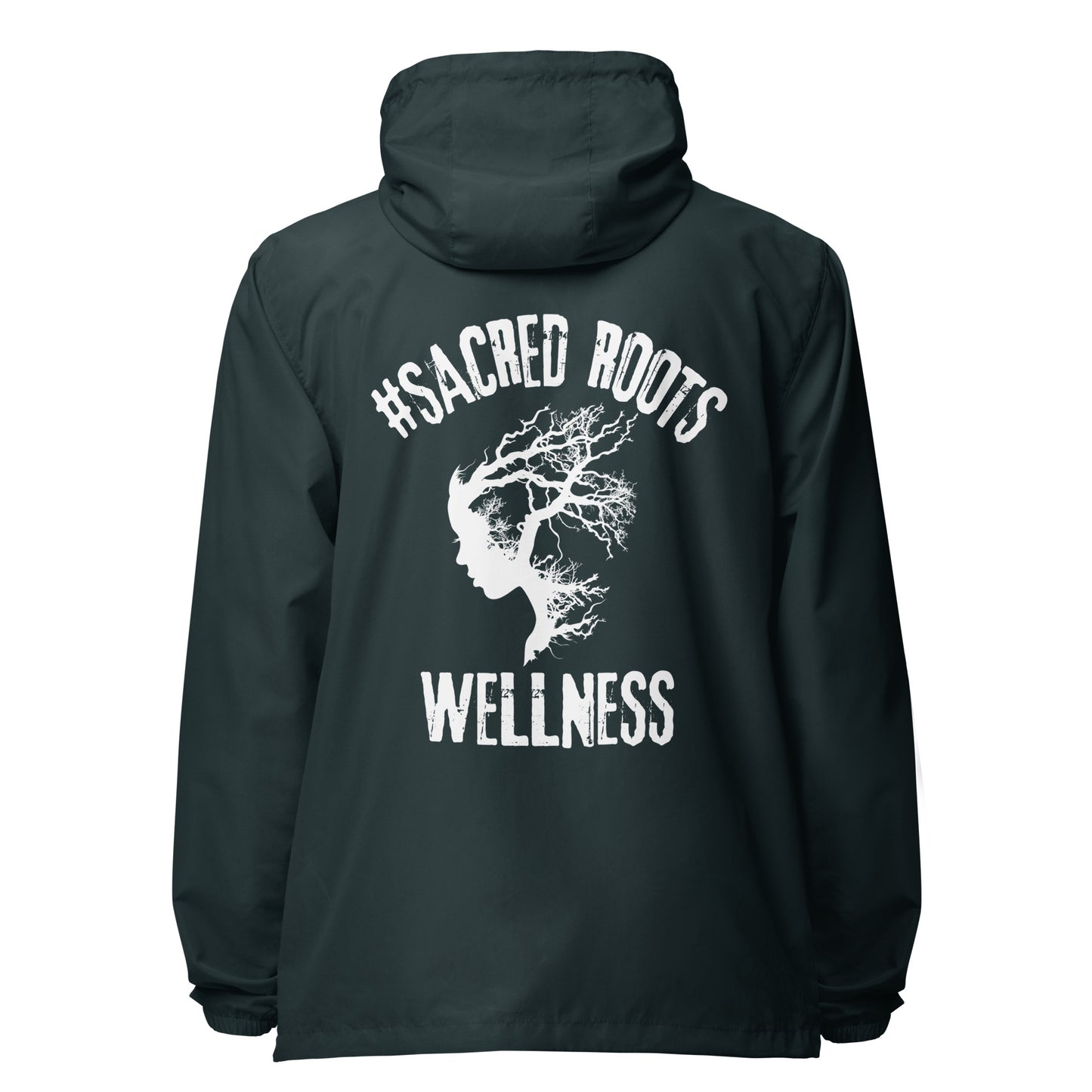 Sacred Roots lightweight zip up windbreaker