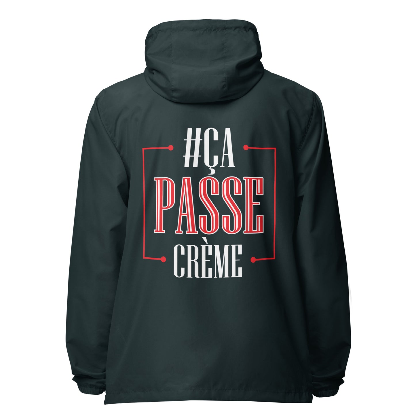 Ca Passe Creame lightweight zip up windbreaker