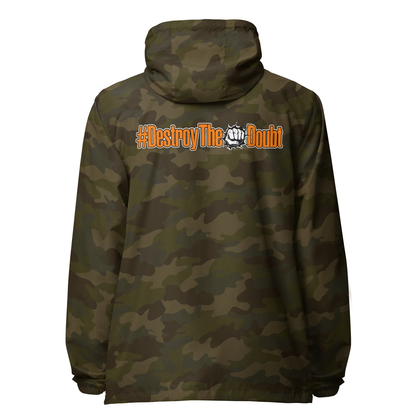 Destroy The Doubt lightweight zip up windbreaker