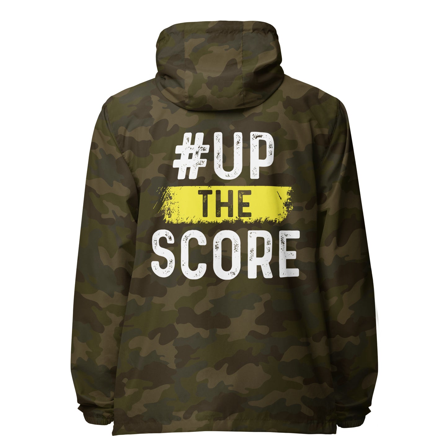 Up the Score lightweight zip up windbreaker